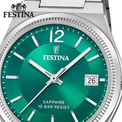 Festina Damenuhr Edelstahl silber Festina Swiss made Armbanduhr UF20035/5