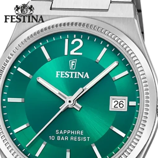 Festina Damenuhr Edelstahl silber Festina Swiss made Armbanduhr UF20035/5