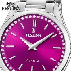 Festina Damenuhr Edelstahl silber Festina Mademoiselle Armbanduhr UF20583/2