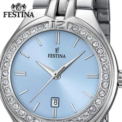 Festina Damenuhr Edelstahl silber Festina Mademoiselle Armbanduhr UF16867/4