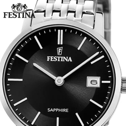 Festina Damenuhr Edelstahl silber Festina Swiss Made Armbanduhr UF20019/3