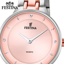 Festina Damenuhr Edelstahl silber rosé Festina Mademoiselle Armbanduhr UF20626/2
