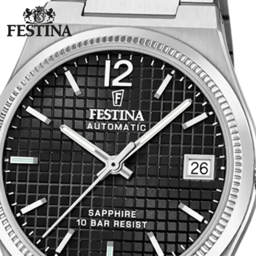 Festina Damenuhr Edelstahl silber Festina Swiss made Armbanduhr UF20029/6