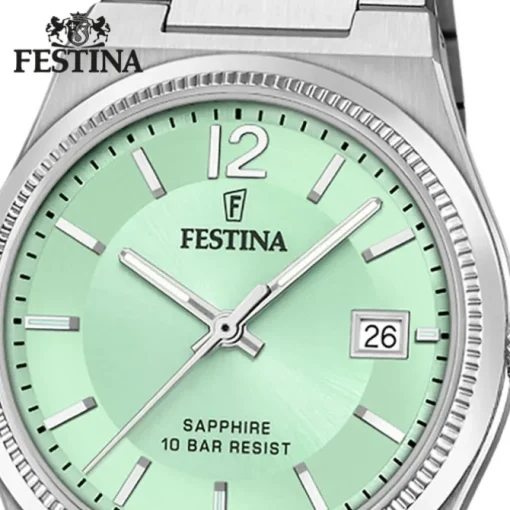 Festina Damenuhr Edelstahl silber Festina Swiss made Armbanduhr UF20035/3
