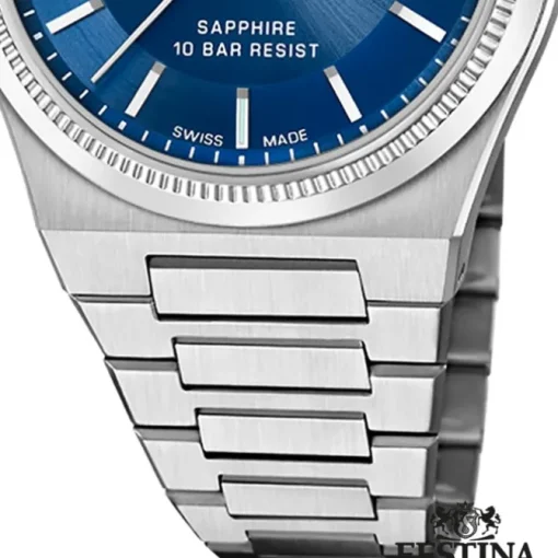 Festina Damenuhr Edelstahl silber Festina Swiss made Armbanduhr UF20035/4