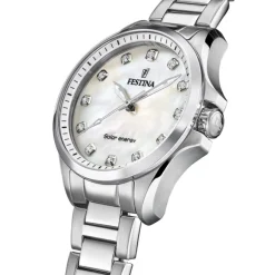Festina Damenuhr Edelstahl silber Festina Solar Energy Solaruhr UF20654/1