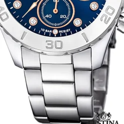 Festina Damenuhr Edelstahl silber Festina Boyfriend Armbanduhr UF20603/3