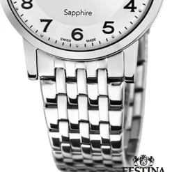 Festina Damenuhr Edelstahl silber Festina Swiss made Armbanduhr UF20019/4