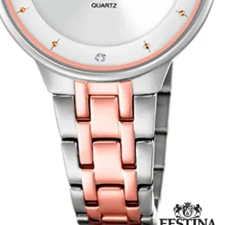 Festina Damenuhr Edelstahl silber rosé Festina Mademoiselle Armbanduhr UF20626/1