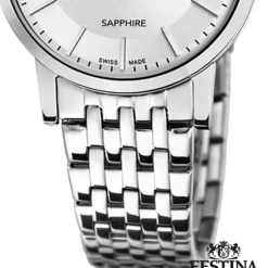 Festina Damenuhr Edelstahl silber Festina Swiss Made Armbanduhr UF20019/1