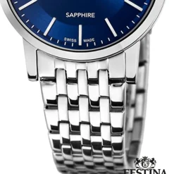 Festina Damenuhr Edelstahl silber Festina Swiss Made Armbanduhr UF20019/2