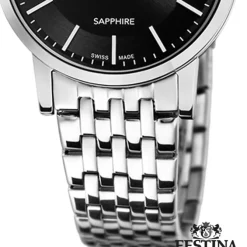 Festina Damenuhr Edelstahl silber Festina Swiss Made Armbanduhr UF20019/3