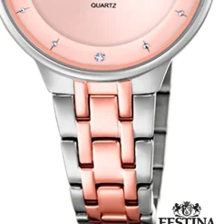 Festina Damenuhr Edelstahl silber rosé Festina Mademoiselle Armbanduhr UF20626/2