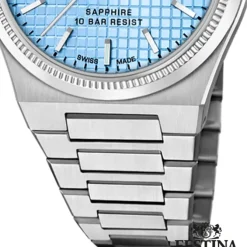 Festina Damenuhr Edelstahl silber Festina Swiss made Armbanduhr UF20029/2