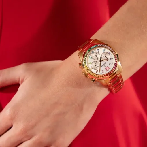 Festina Damenuhr Edelstahl rosé Festina Boyfriend Armbanduhr UF20639/2