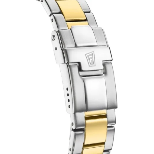 Festina Damenuhr Edelstahl silber gold Festina Boyfriend Armbanduhr UF20604/1