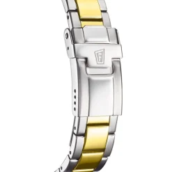 Festina Damenuhr Edelstahl silber gold Festina Boyfriend Armbanduhr UF20504/3