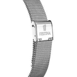 Festina Damenuhr Edelstahl silber Festina Swiss Made Armbanduhr UF20015/3