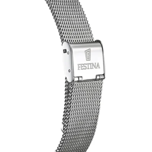 Festina Damenuhr Edelstahl silber Festina Swiss Made Armbanduhr UF20015/3