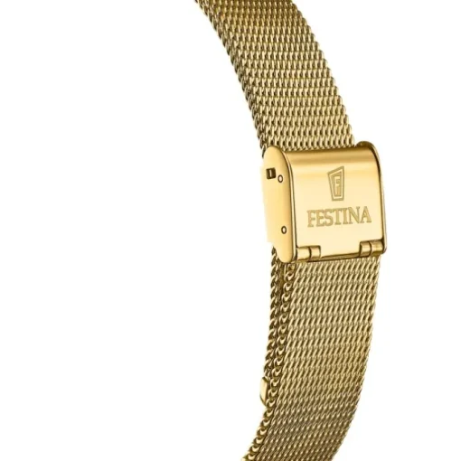 Festina Damenuhr Edelstahl gold Festina Swiss made Armbanduhr UF20023/4