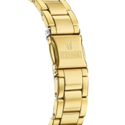 Festina Damenuhr Edelstahl gold Festina Mademoiselle Armbanduhr UF20596/1