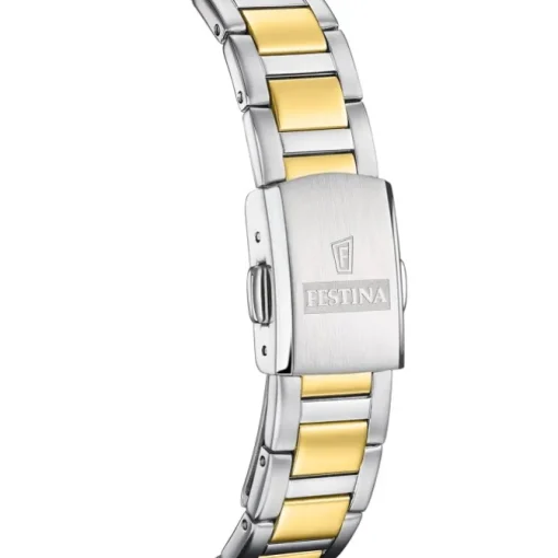 Festina Damenuhr Edelstahl silber gold Festina Solar Energy Solaruhr UF20655/2
