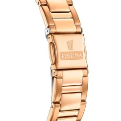 Festina Damenuhr Edelstahl rosé Festina Boyfriend Armbanduhr UF20639/2