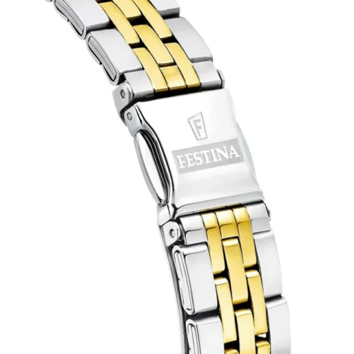 Festina Damenuhr Edelstahl silber gold Festina Mademoiselle Armbanduhr UF16868/3