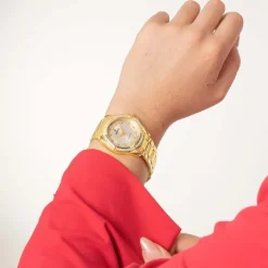 Festina Damenuhr Edelstahl gold Festina Mademoiselle Armbanduhr UF20596/1