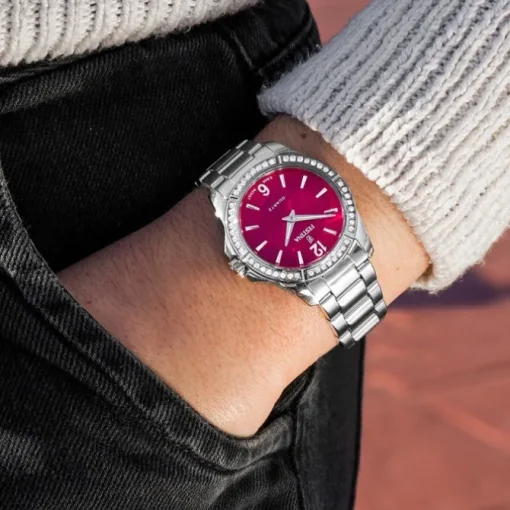 Festina Damenuhr Edelstahl silber Festina Mademoiselle Armbanduhr UF20593/2