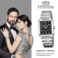Festina Damenuhr Edelstahl silber Festina Trend Armbanduhr UF20679/4