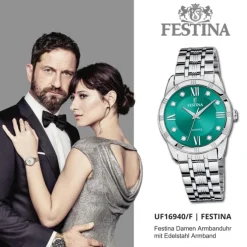 Festina Damenuhr Edelstahl silber Festina Mademoiselle Armbanduhr UF16940/F