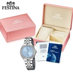 Festina Damenuhr Edelstahl silber Festina Mademoiselle Armbanduhr UF16867/4