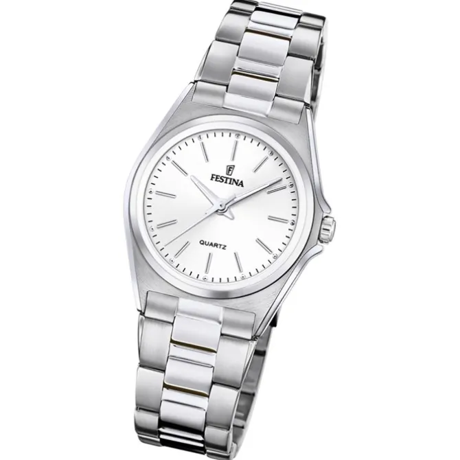 Festina Damenuhr Klassik F20553/2 Armbanduhr Edelstahl silber UF20553/2