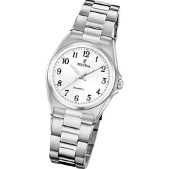 Festina Damenuhr Klassik F20553/1 Armbanduhr Edelstahl silber UF20553/1