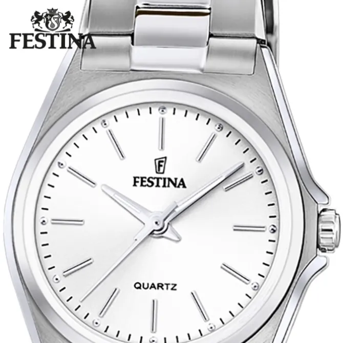 Festina Damenuhr Klassik F20553/2 Armbanduhr Edelstahl silber UF20553/2