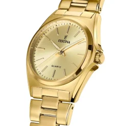 Festina Damenuhr Klassik F20557/3 Armbanduhr Edelstahl gold UF20557/3