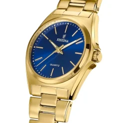Festina Damenuhr Klassik F20557/4 Armbanduhr Edelstahl gold UF20557/4
