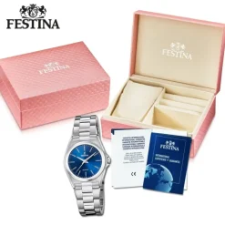 Festina Damenuhr Klassik F20553/3 Armbanduhr Edelstahl silber UF20553/3