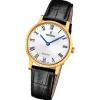 Festina Damenuhr Leder schwarz Festina Swiss made Armbanduhr UF20017/4