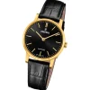 Festina Damenuhr Leder schwarz Festina Swiss Made Armbanduhr UF20017/3