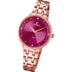 Festina Damenuhr Mademoiselle F20602/2 Armbanduhr Edelstahl rosé UF20602/2