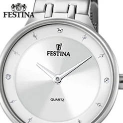 Festina Damenuhr Mademoiselle F20597/1 Armbanduhr Edelstahl silber UF20597/1