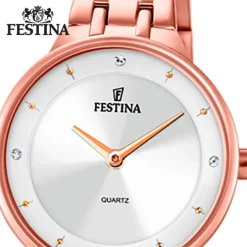 Festina Damenuhr Mademoiselle F20602/1 Armbanduhr Edelstahl rosé UF20602/1