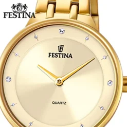 Festina Damenuhr Mademoiselle F20601/2 Armbanduhr Edelstahl gold UF20601/2