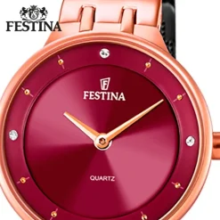 Festina Damenuhr Mademoiselle F20599/2 Armbanduhr Edelstahl schwarz UF20599/2