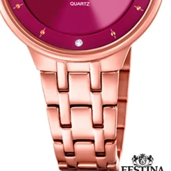 Festina Damenuhr Mademoiselle F20602/2 Armbanduhr Edelstahl rosé UF20602/2