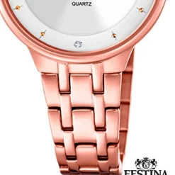 Festina Damenuhr Mademoiselle F20602/1 Armbanduhr Edelstahl rosé UF20602/1