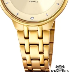 Festina Damenuhr Mademoiselle F20601/2 Armbanduhr Edelstahl gold UF20601/2