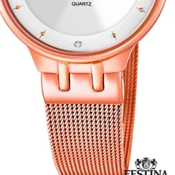Festina Damenuhr Mademoiselle F20599/1 Armbanduhr Edelstahl rosé UF20599/1